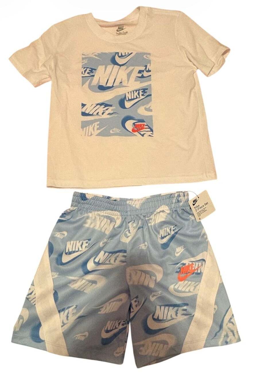 Nike  Boys 2-Piece Graphic Tee and Mesh Shorts Set Size 6
NWT - Picture 2 of 4